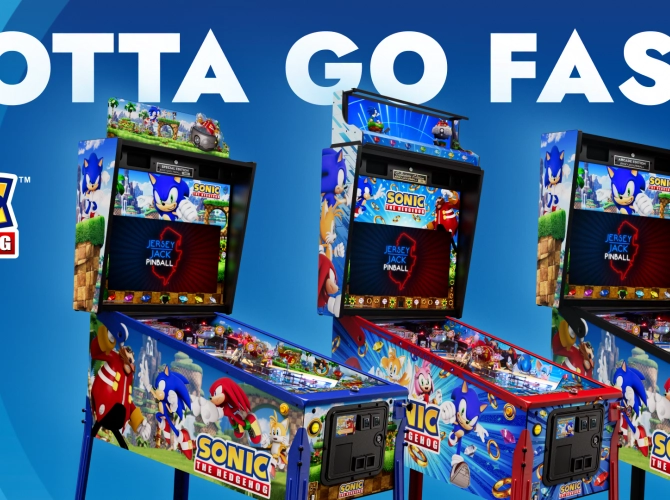 Jersey Jack Pinball Sonic the hedgehog